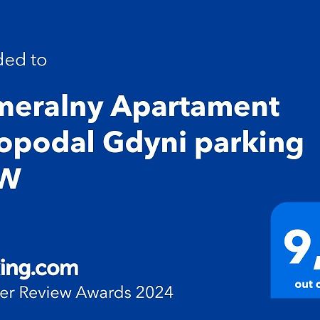 Kameralny Apartament Nieopodal Gdyni Parking New Pogorze Exterior foto